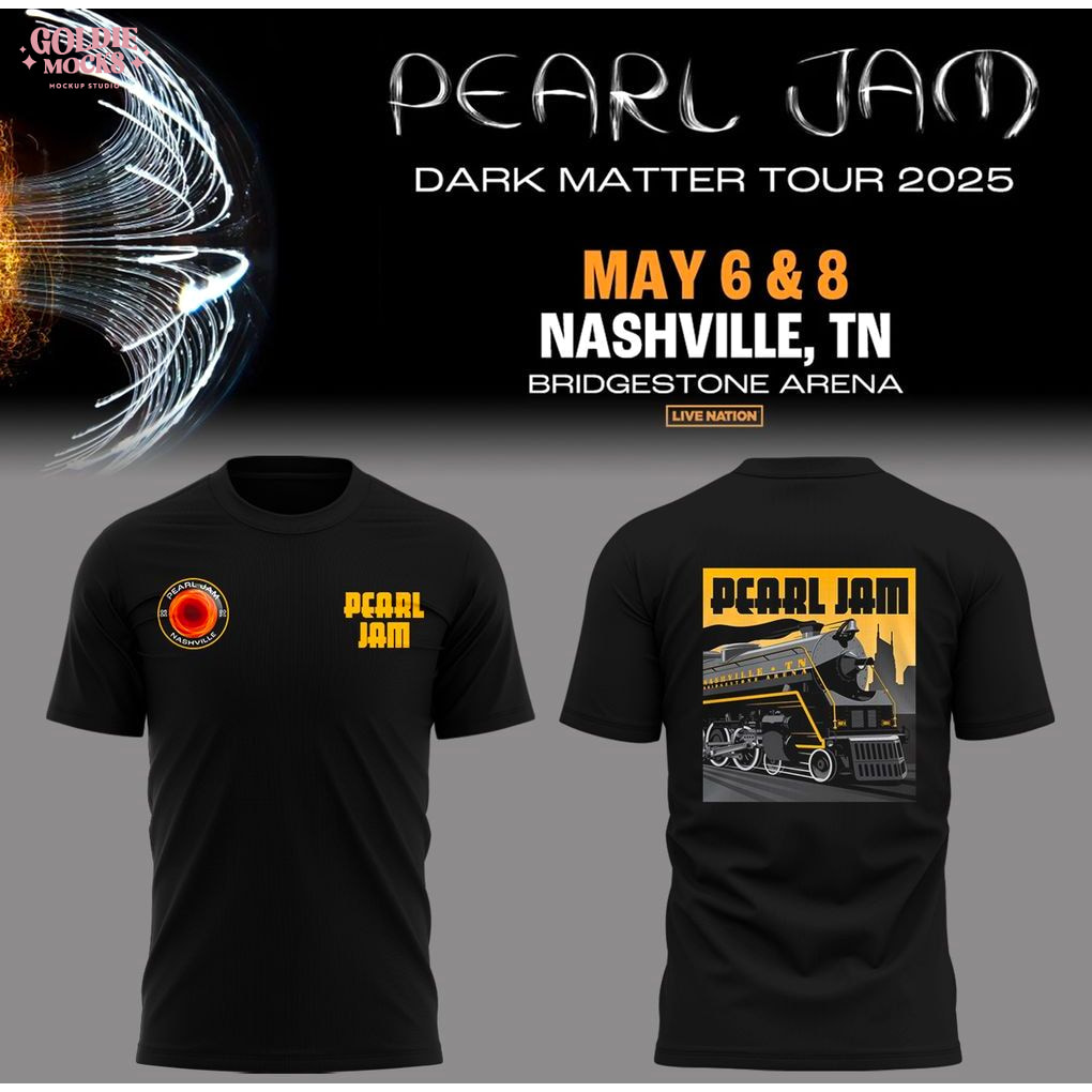 Pearl Jam Dark Matter World Tour 2025 T-Shirt Pearl Jam Dark Matter World Tour 2025 T-Shirt