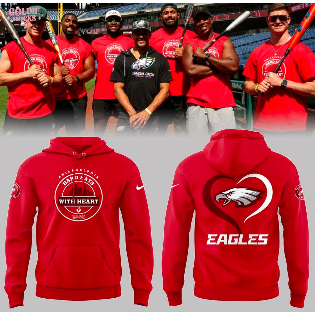 Philadelphia Eagles Hard Hats With Heart 2025 Hoodie Philadelphia Eagles Hard Hats With Heart 2025 Hoodie