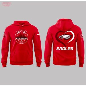 Philadelphia Eagles Hard Hats With Heart 2025 Hoodie