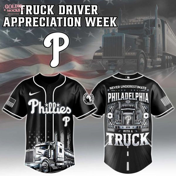 Philadelphia Phillies MLB X Nation Truck Driver Appreciation Week 2025 Special Jersey