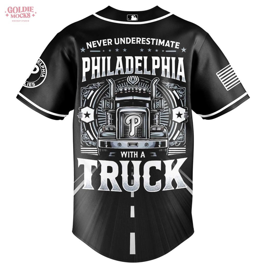 Philadelphia Phillies MLB X Nation Truck Driver Appreciation Week 2025 Special Jersey Philadelphia Phillies MLB X Nation Truck Driver Appreciation Week 2025 Special Jersey