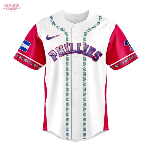 Philadelphia Phillies Salvadoran Heritage Night 2025 Special Jersey