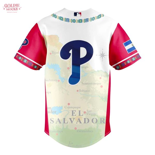 Philadelphia Phillies Salvadoran Heritage Night 2025 Special Jersey
