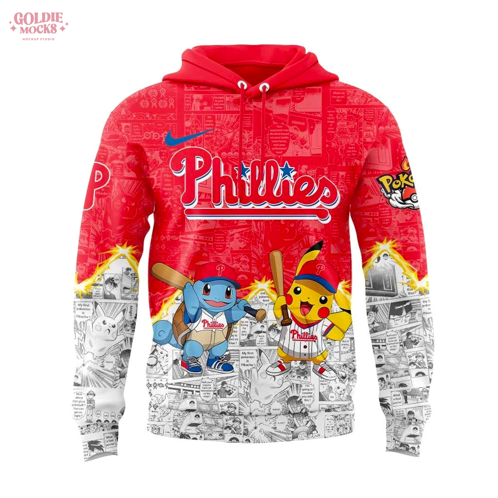 Philadelphia Phillies x Pokémon Limited Edition 2025 Hoodie Philadelphia Phillies x Pokémon Limited Edition 2025 Hoodie