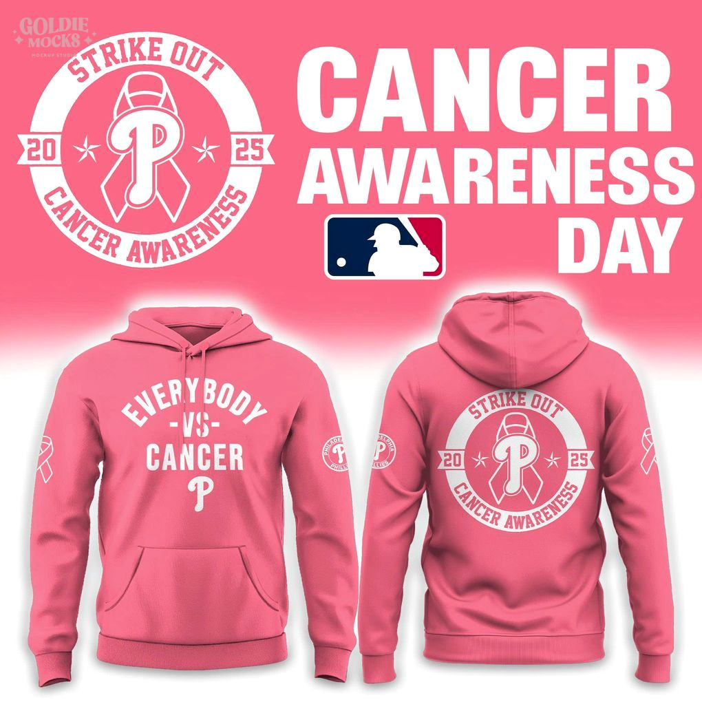 Philadelphia Philliess Cancer Awareness Day 2025 Hoodie Philadelphia Philliess Cancer Awareness Day 2025 Hoodie