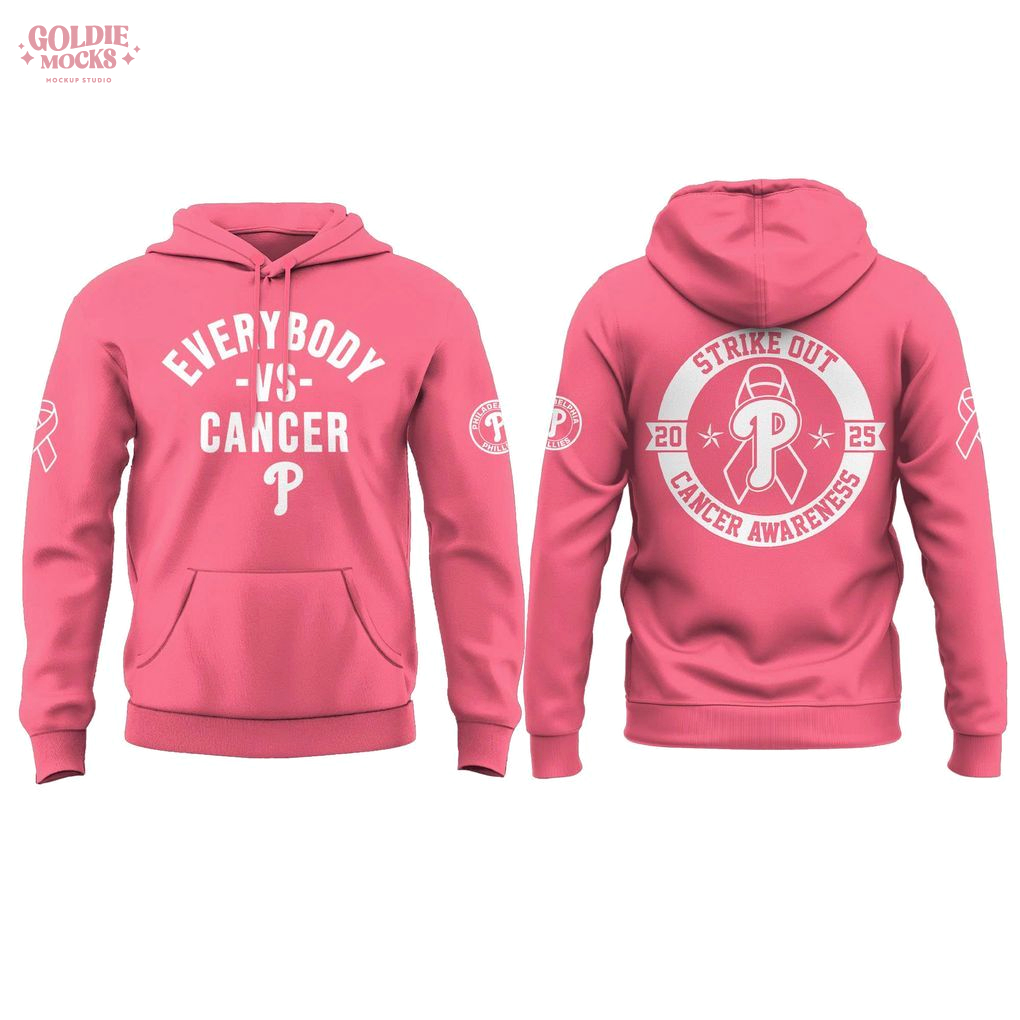Philadelphia Philliess Cancer Awareness Day 2025 Hoodie Philadelphia Philliess Cancer Awareness Day 2025 Hoodie