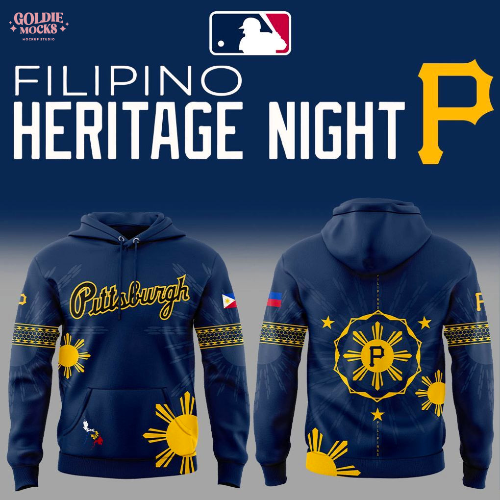 Pittsburgh Pirates Filipino Heritage Night 2025 Hoodie Pittsburgh Pirates Filipino Heritage Night 2025 Hoodie