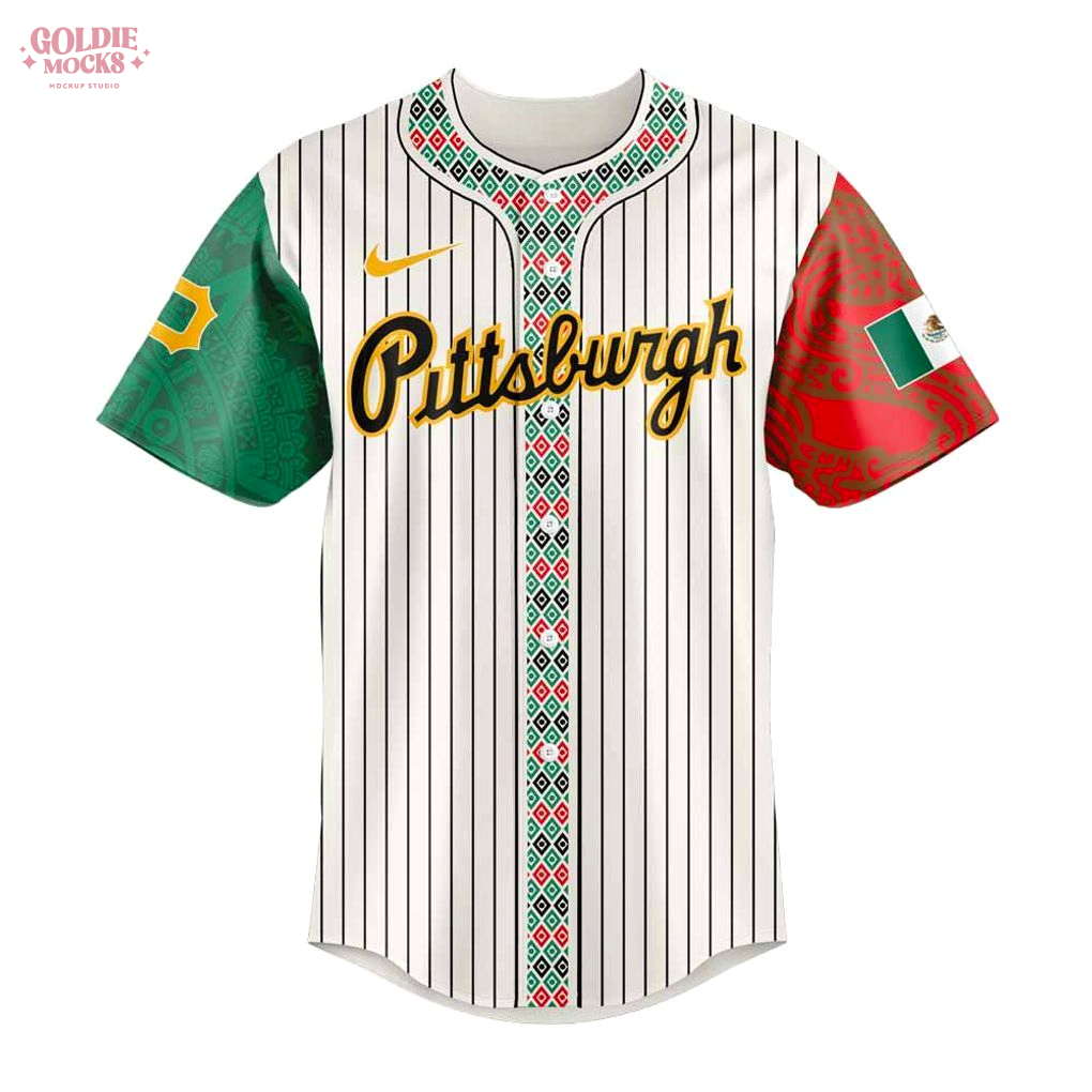 Pittsburgh Pirates MLB x Mexican Heritage Night 2025 Jersey Pittsburgh Pirates MLB x Mexican Heritage Night 2025 Jersey