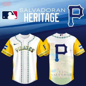Pittsburgh Pirates Salvadoran Heritage Night 2025 Special Jersey