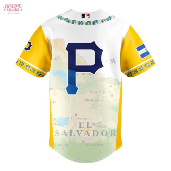 Pittsburgh Pirates Salvadoran Heritage Night 2025 Special Jersey