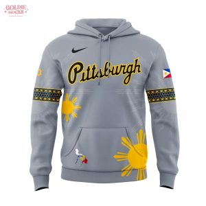 Pittsburgh Pirates x Filipino Heritage Night 2025 Grey Limited Edition Hoodie