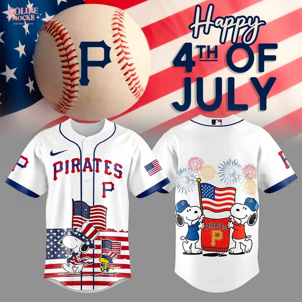 Pittsburgh Pirates x Snoopy 4th Off July 2025 Jersey Pittsburgh Pirates x Snoopy 4th Off July 2025 Jersey