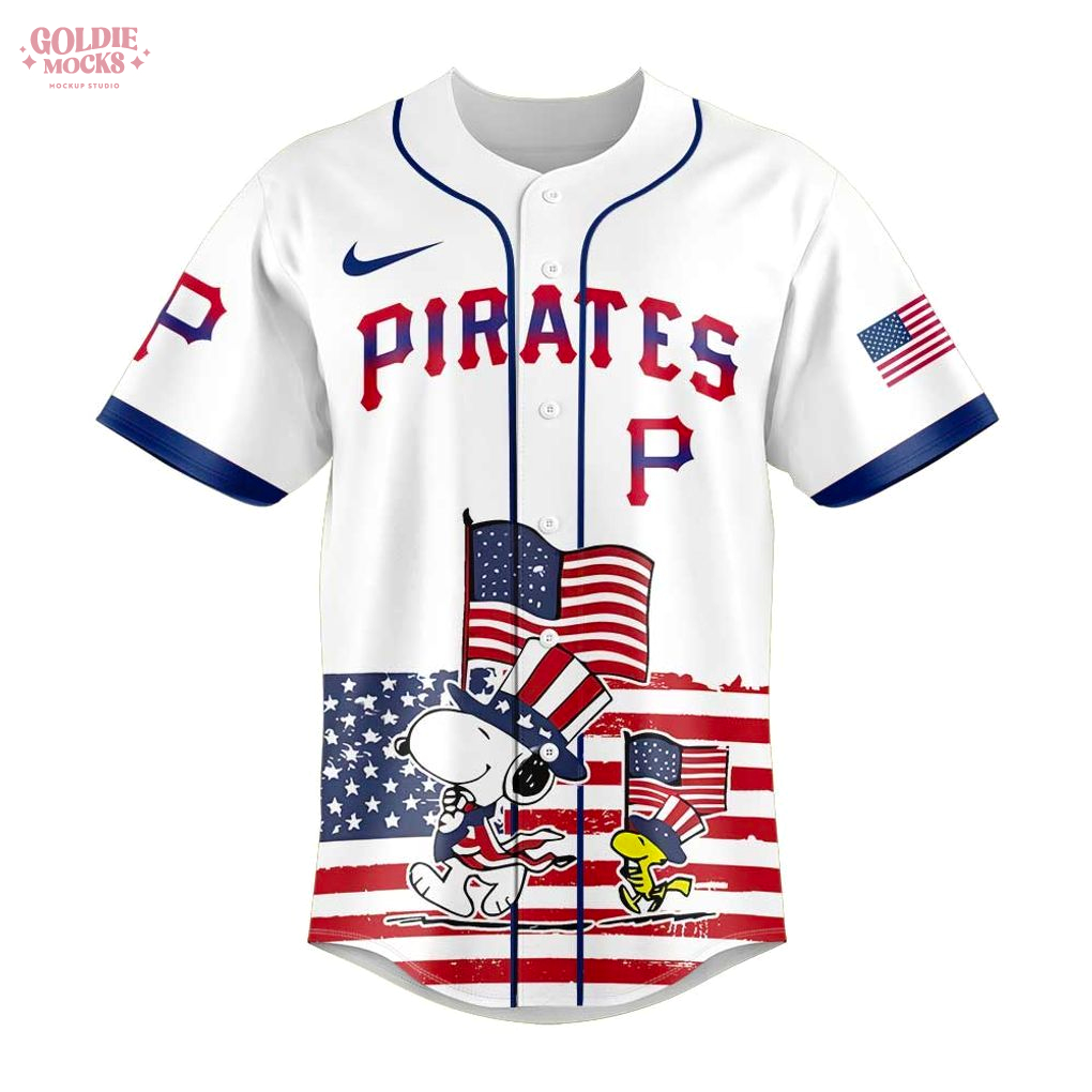 Pittsburgh Pirates x Snoopy 4th Off July 2025 Jersey Pittsburgh Pirates x Snoopy 4th Off July 2025 Jersey