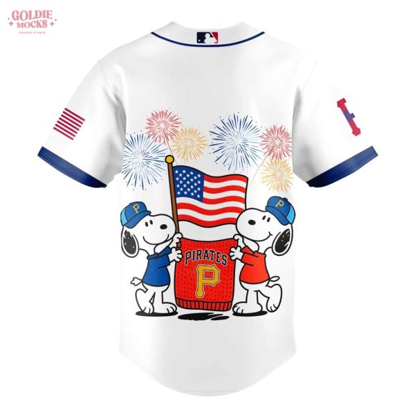 Pittsburgh Pirates x Snoopy 4th Off July 2025 Jersey