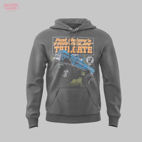 Post Malone Traveling Tail Gate Merch Tour 2025 Hoodie