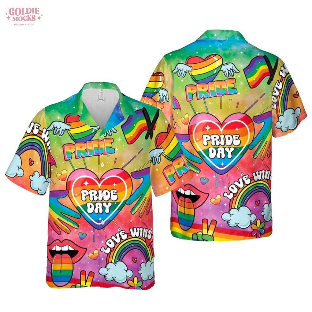 Pride Day 2025 Love Wins Hawaiian Shirt Pride Day 2025 Love Wins Hawaiian Shirt