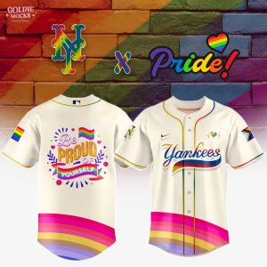 Pride Month x New York Yankees 2025 Be Proud Of Yourself 2025 Jersey