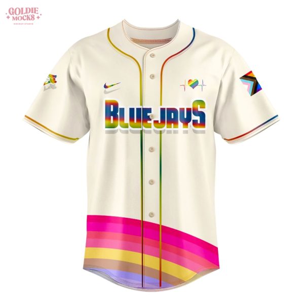 Pride Month x Toronto Blue Jays 2025 Be Proud Of Yourself 2025 Jersey