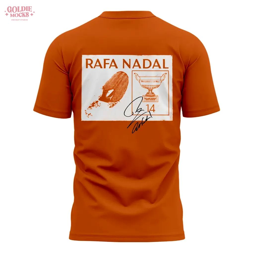 Rafael Nadal and Roland Garros Forever Remain 2025 Special T-Shirt Rafael Nadal and Roland Garros Forever Remain 2025 Special T-Shirt