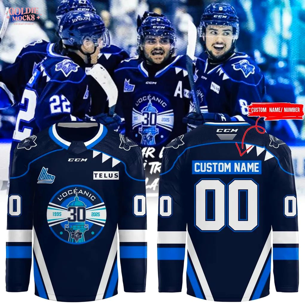 Rimouski Océanic 2025 New Edition Hockey Jersey Rimouski Océanic 2025 New Edition Hockey Jersey