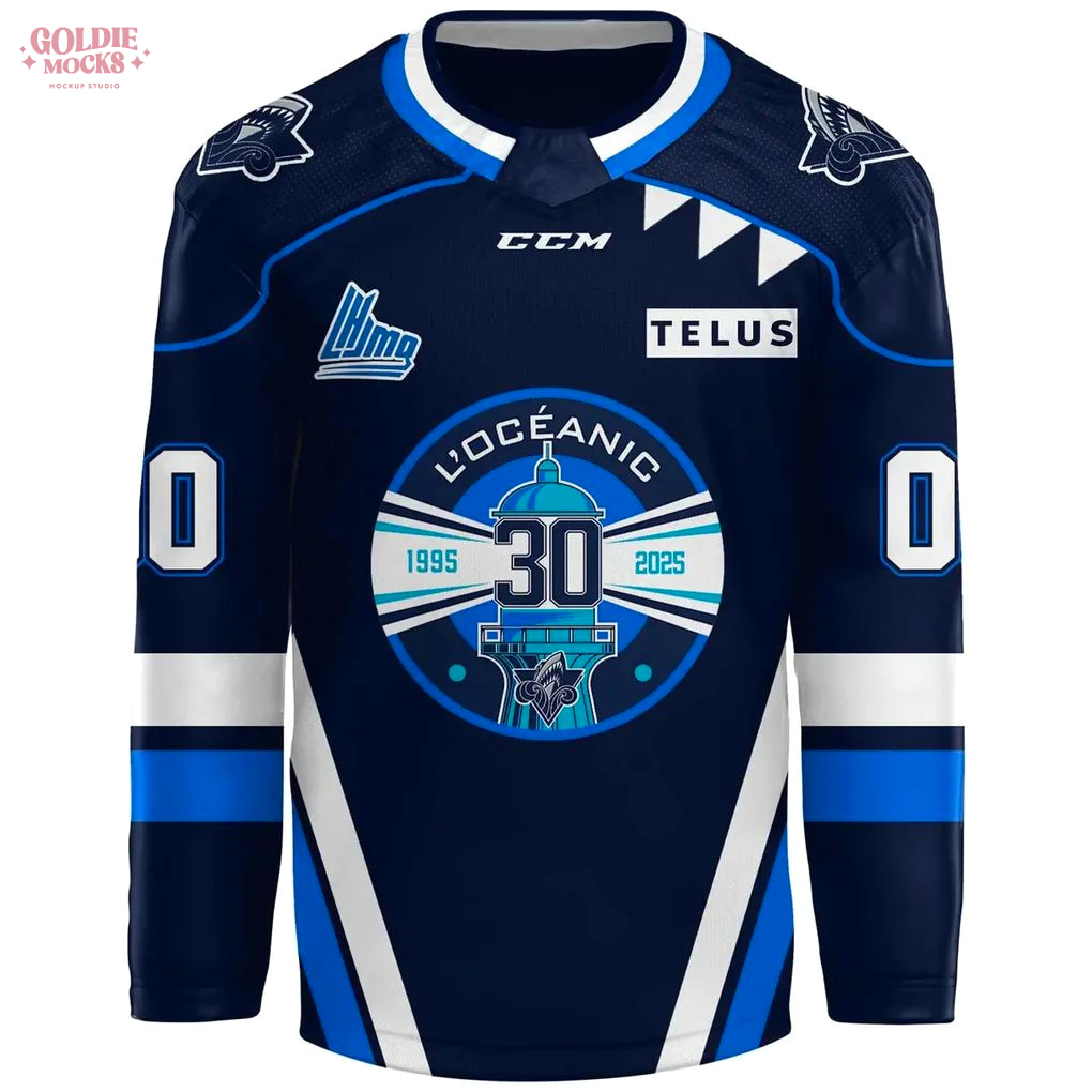 Rimouski Océanic 2025 New Edition Hockey Jersey Rimouski Océanic 2025 New Edition Hockey Jersey