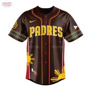 San Diego Padres Filipino Heritage Night 2025 Brown Special Jersey