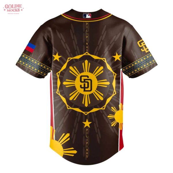 San Diego Padres Filipino Heritage Night 2025 Brown Special Jersey