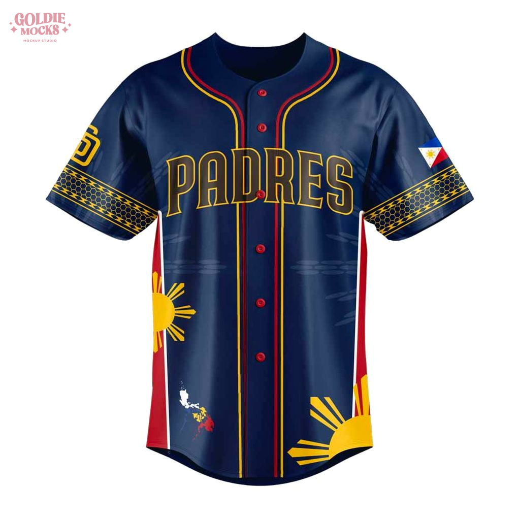 San Diego Padres Filipino Heritage Night 2025 Jersey San Diego Padres Filipino Heritage Night 2025 Jersey