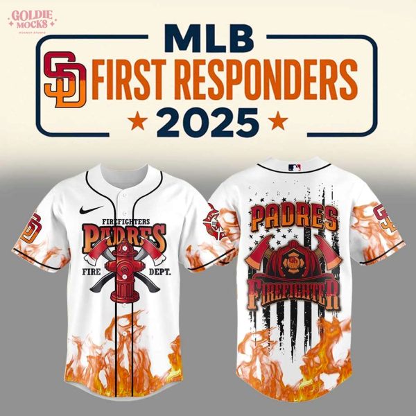 San Diego Padres Firefighter Appreciation Day 2025 Jersey