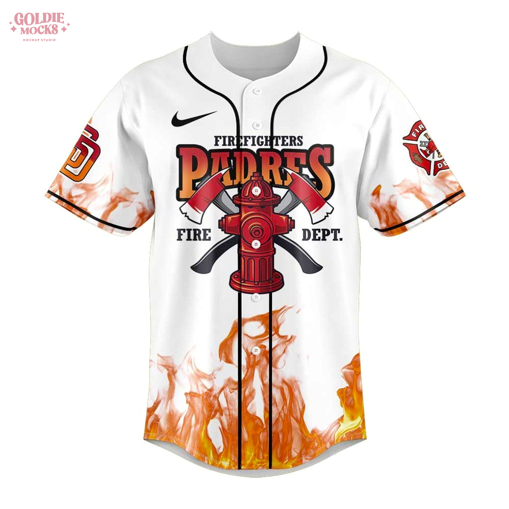 San Diego Padres Firefighter Appreciation Day 2025 Jersey San Diego Padres Firefighter Appreciation Day 2025 Jersey