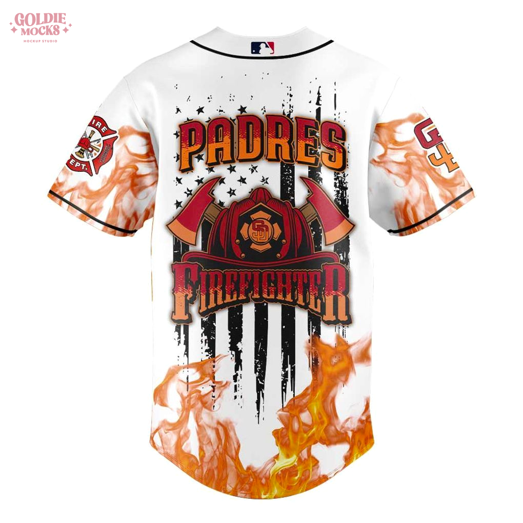 San Diego Padres Firefighter Appreciation Day 2025 Jersey San Diego Padres Firefighter Appreciation Day 2025 Jersey