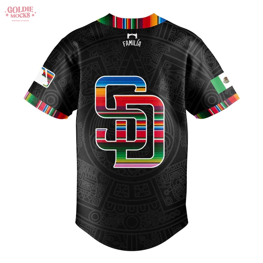 San Diego Padres Mexican Heritage Night 2025 Baseball Jersey San Diego Padres Mexican Heritage Night 2025 Baseball Jersey
