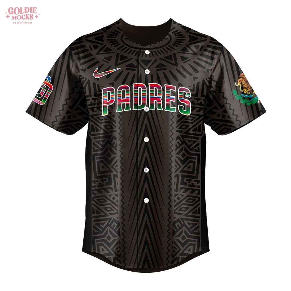 San Diego Padres Mexican Heritage Night 2025 For Fans Jersey San Diego Padres Mexican Heritage Night 2025 For Fans Jersey