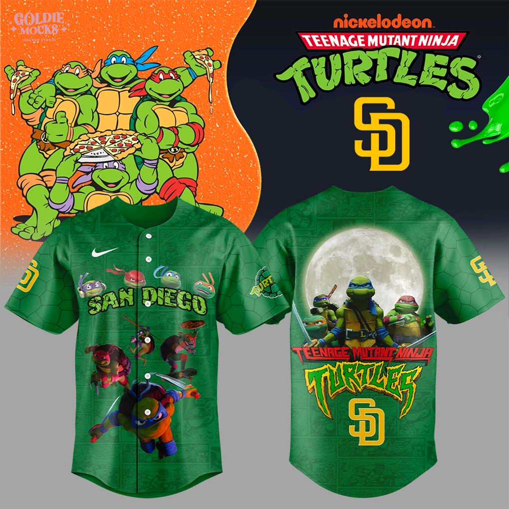 San Diego Padres Ninja Turtles 2025 Special Jersey San Diego Padres Ninja Turtles 2025 Special Jersey