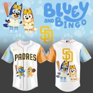 San Diego Padres x Bluey and Bingo Hot 2025 For Fans Jersey