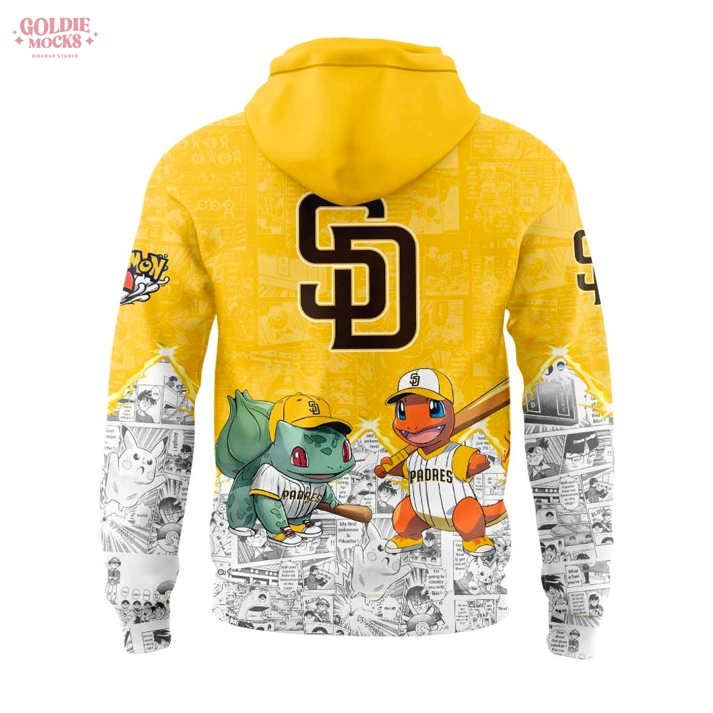 San Diego Padres x Pokémon Limited Edition 2025 Hoodie San Diego Padres x Pokémon Limited Edition 2025 Hoodie