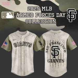 San Francisco Giants Armed Forces Day 2025 Special Jersey