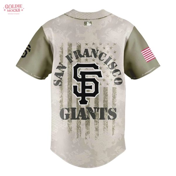 San Francisco Giants Armed Forces Day 2025 Special Jersey