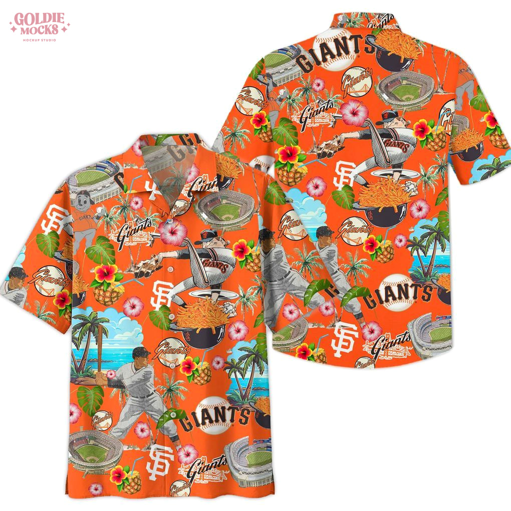 San Francisco Giants Summer Fresh Hawaiian Shirt San Francisco Giants Summer Fresh Hawaiian Shirt