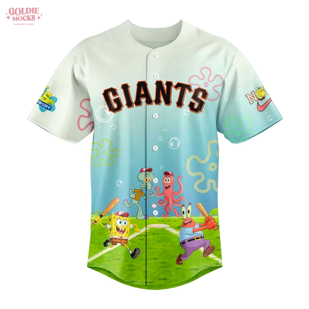 San Francisco Giants x SpongeBob SquarePants 25th Anniversary 2025 Jersey San Francisco Giants x SpongeBob SquarePants 25th Anniversary 2025 Jersey