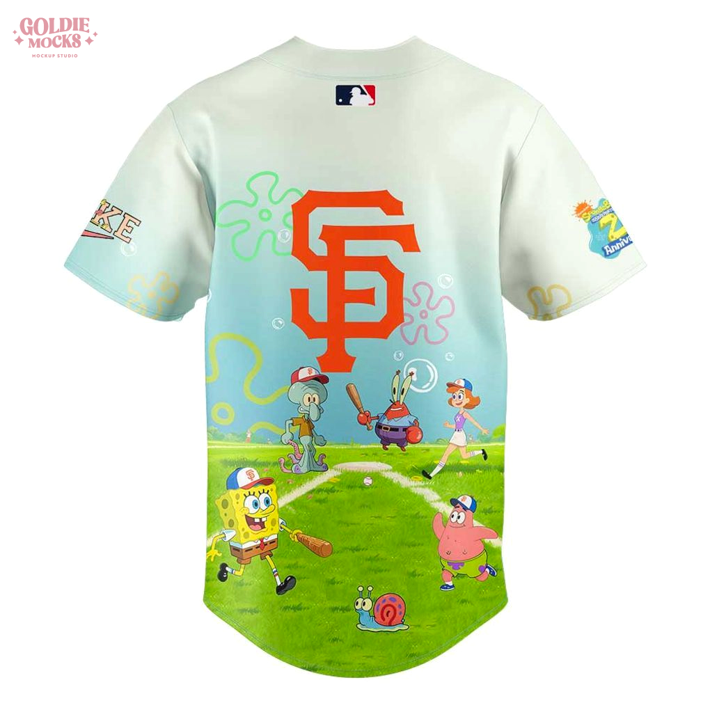 San Francisco Giants x SpongeBob SquarePants 25th Anniversary 2025 Jersey San Francisco Giants x SpongeBob SquarePants 25th Anniversary 2025 Jersey