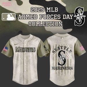 Seattle Mariners Armed Forces Day 2025 Special Jersey