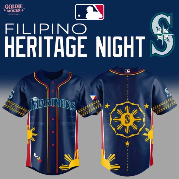 Seattle Mariners Filipino Heritage Night 2025 Jersey