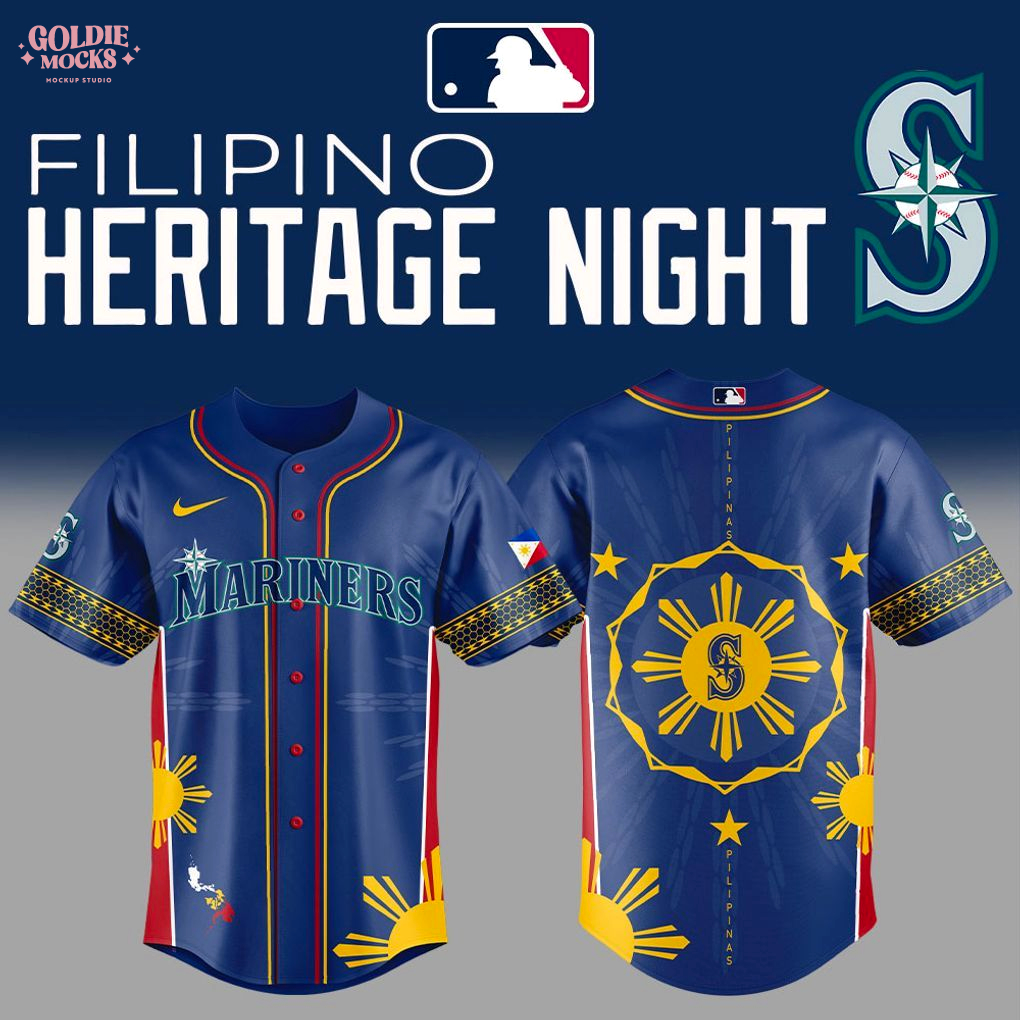 Seattle Mariners Filipino Heritage Night Jersey Seattle Mariners Filipino Heritage Night Jersey