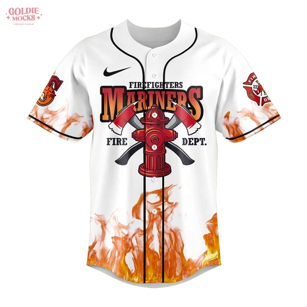 Seattle Mariners Firefighter Appreciation Day 2025 Jersey Seattle Mariners Firefighter Appreciation Day 2025 Jersey