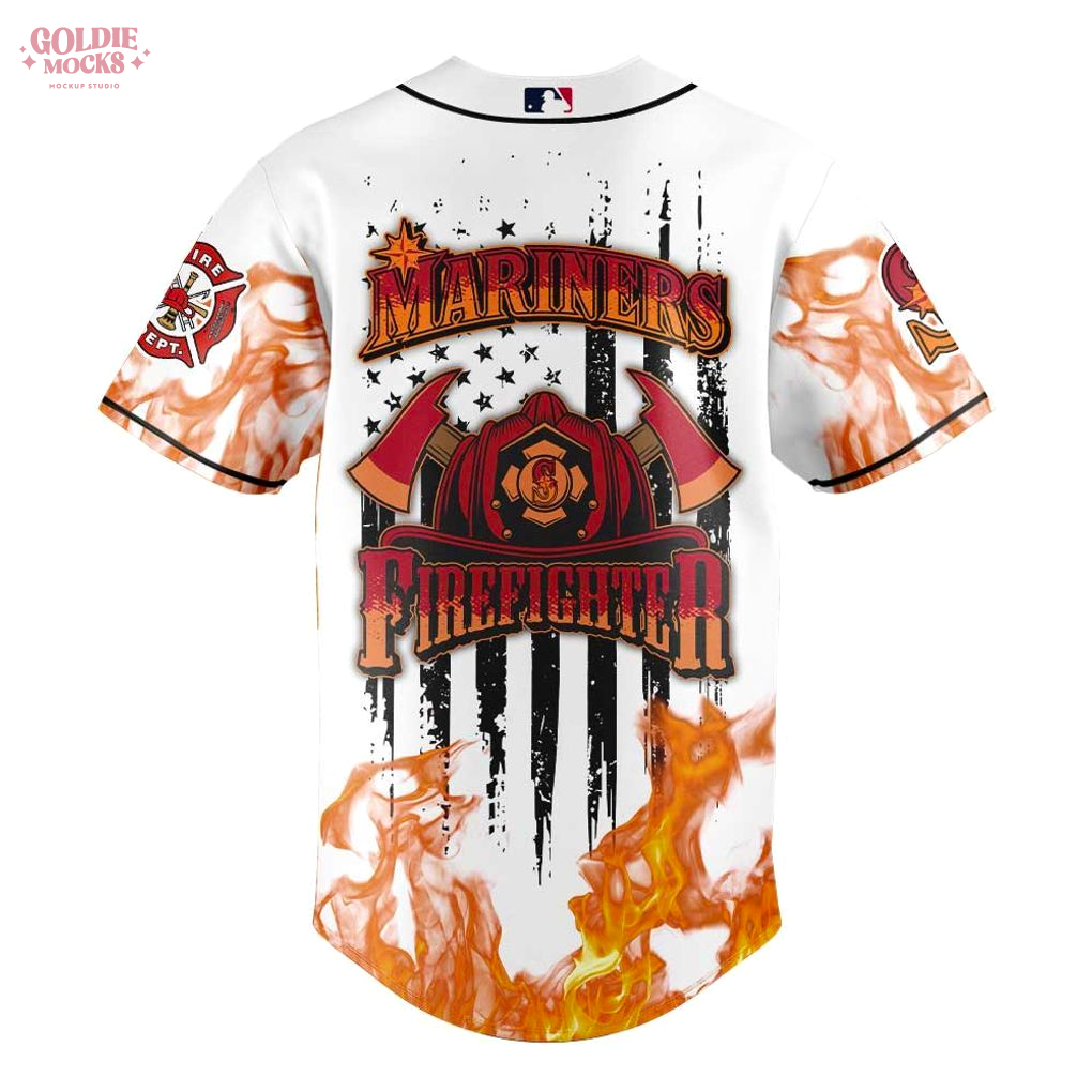 Seattle Mariners Firefighter Appreciation Day 2025 Jersey Seattle Mariners Firefighter Appreciation Day 2025 Jersey