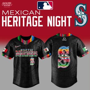 Seattle Mariners Mexican Heritage Night 2025 Baseball Jersey