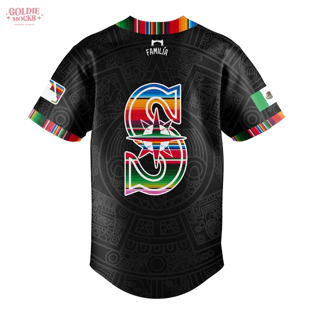 Seattle Mariners Mexican Heritage Night 2025 Baseball Jersey Seattle Mariners Mexican Heritage Night 2025 Baseball Jersey