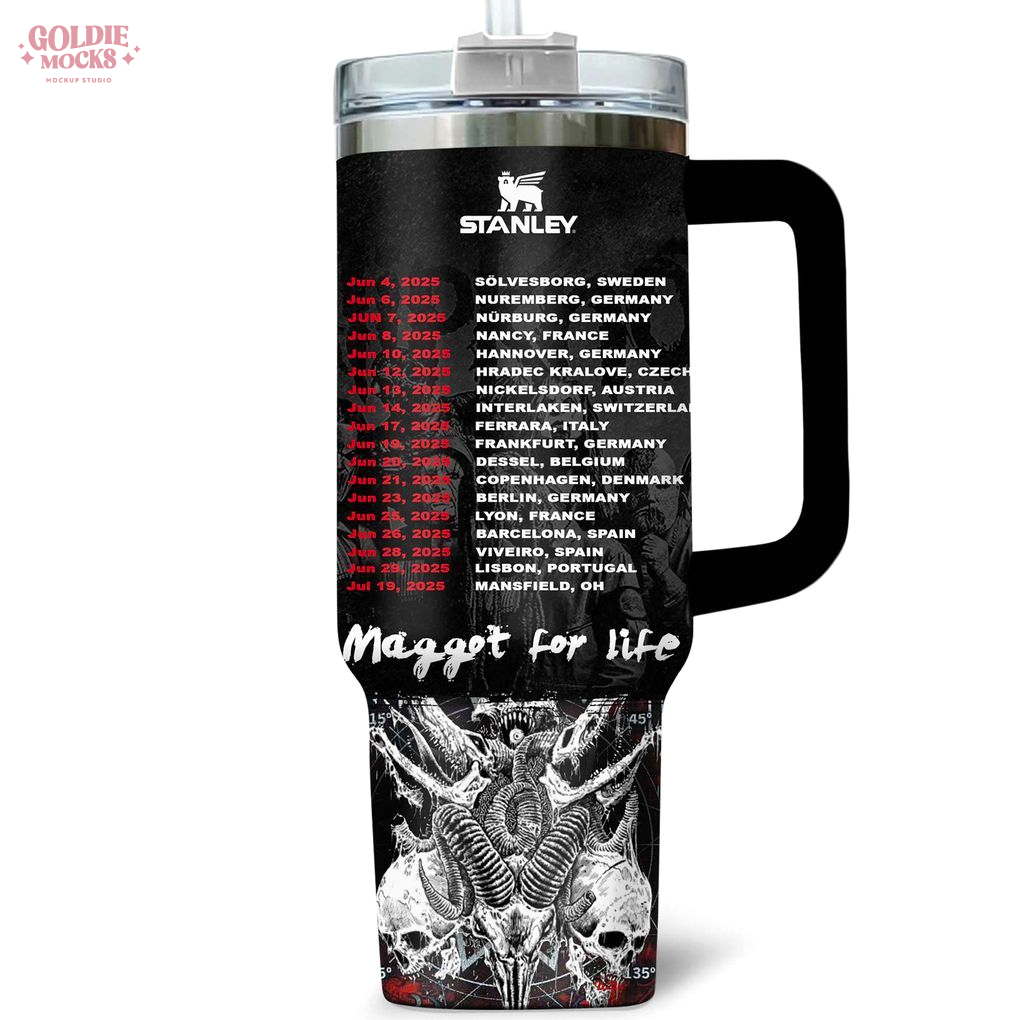 Slipknot Maggot For Life 2025 Tour Tumbler Slipknot Maggot For Life 2025 Tour Tumbler