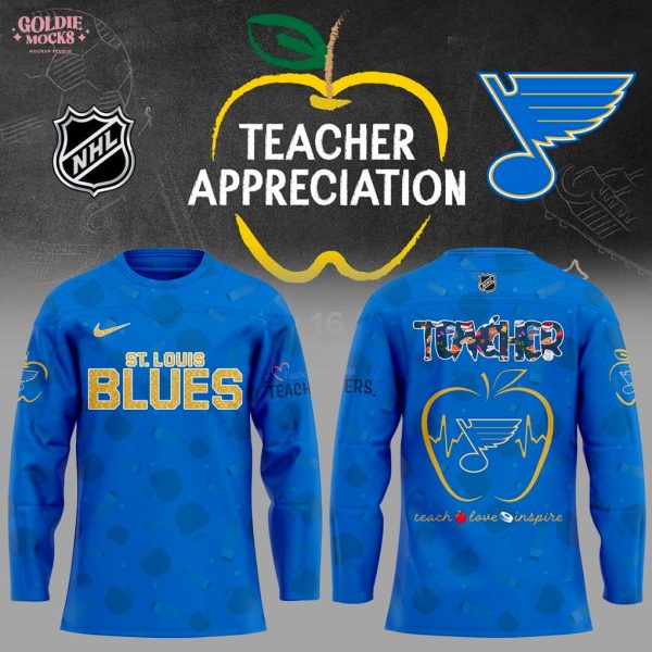 St. Louis Blues Teacher Appreciation Day 2025 Limited Jersey